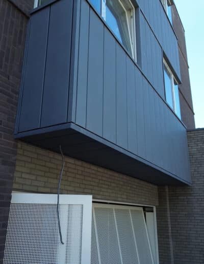 Gevelbekleding zinken gevel ramen moderne gevelbekleding architectuur